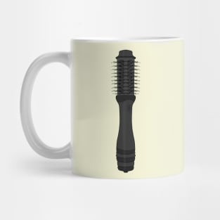 Round Hair Brush Mug